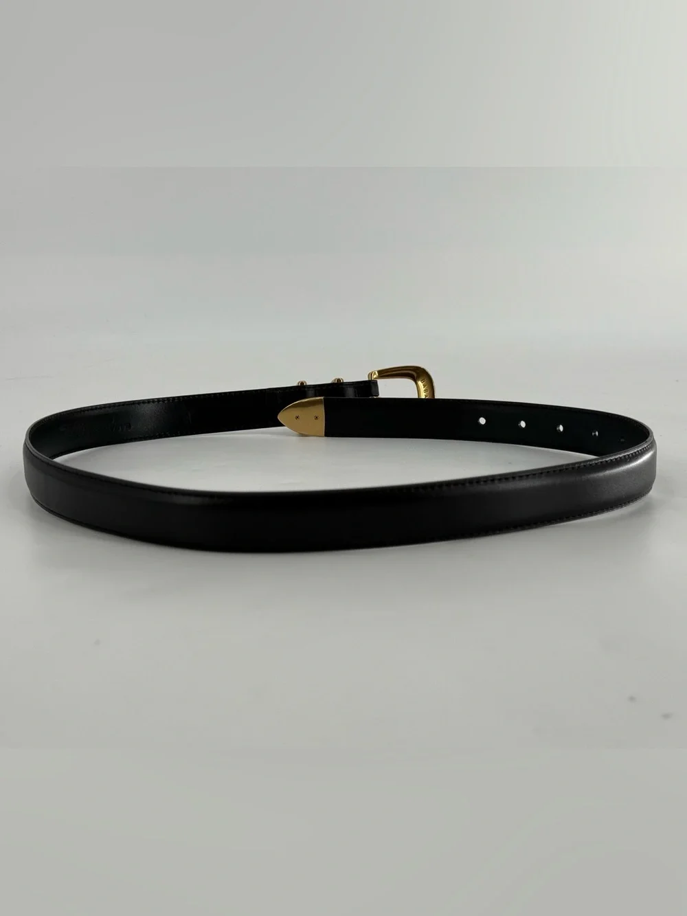 Babaton Ladies Black Leather Belt S